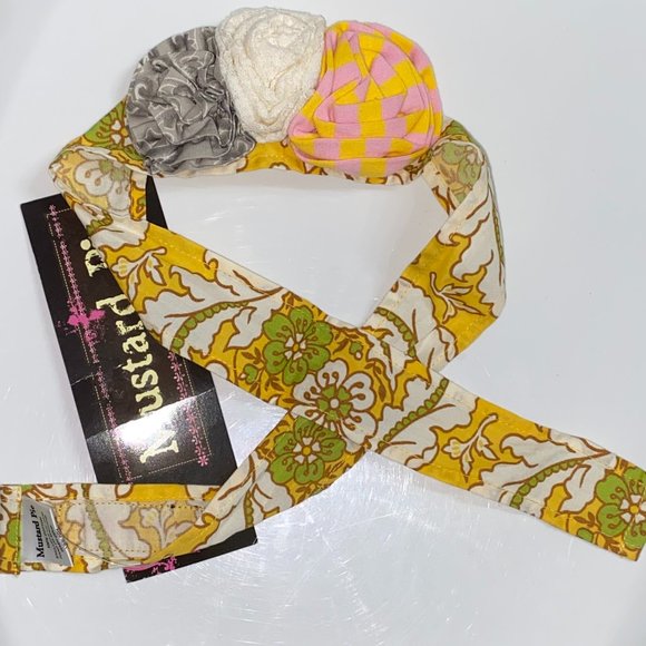 Mustard Pie  Headband Alice Wrap Pink Lemonade NWT - Picture 4 of 6